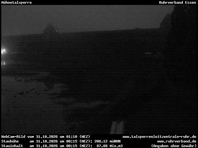 Möhnetalsperre Luftseite - Webcams