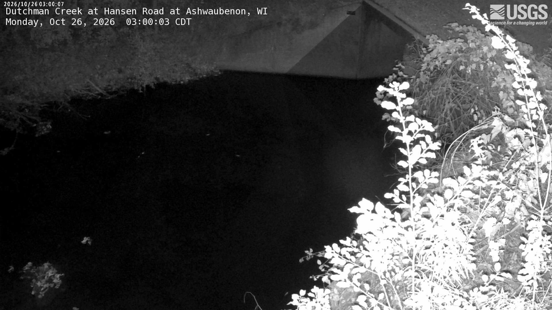 Dutchman Creek at Hansen Road at Ashwaubenon - Yesterday