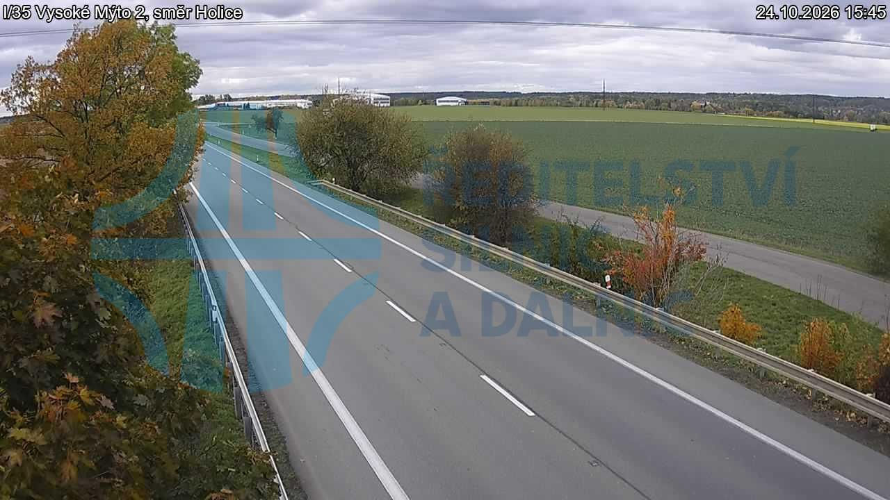 Vysoké Mýto I/35 - včera