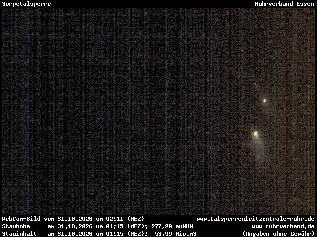 Sorpetalsperre - Webcams