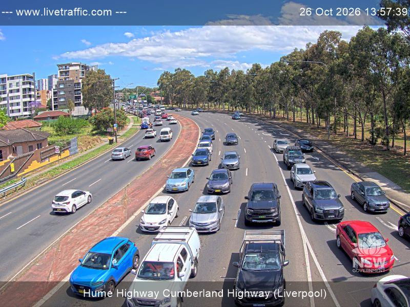 Hume Highway (Cumberland Highway, Liverpool) - Yesterday