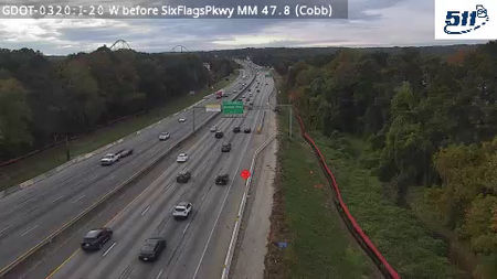 GDOT-0320: I-20 W before SixFlagsPkwy MM 47.8 (Cobb) - Webcams