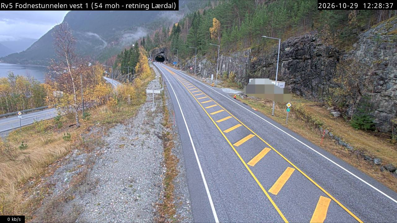 Fodnestunnelen vest, Vestland - Webcams