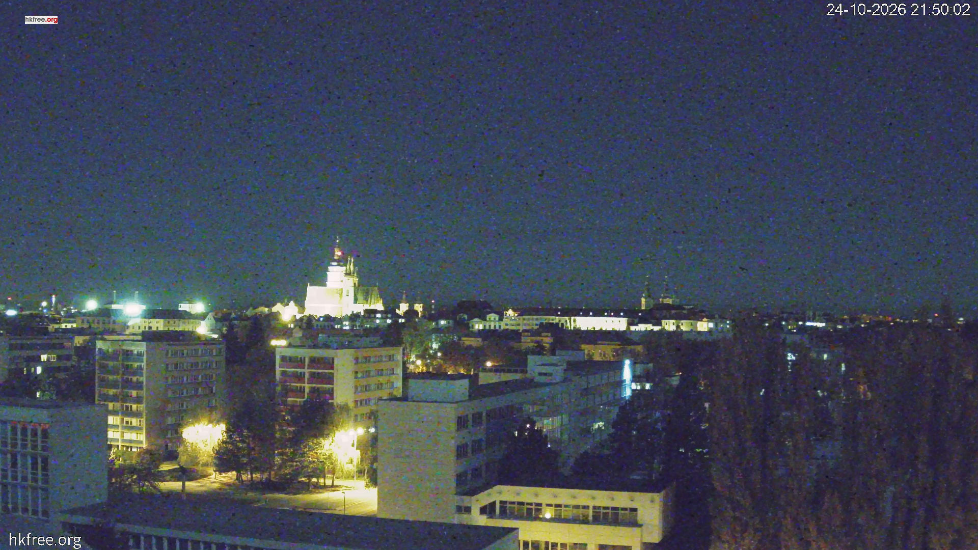 Centrum Hradce Králové - včera