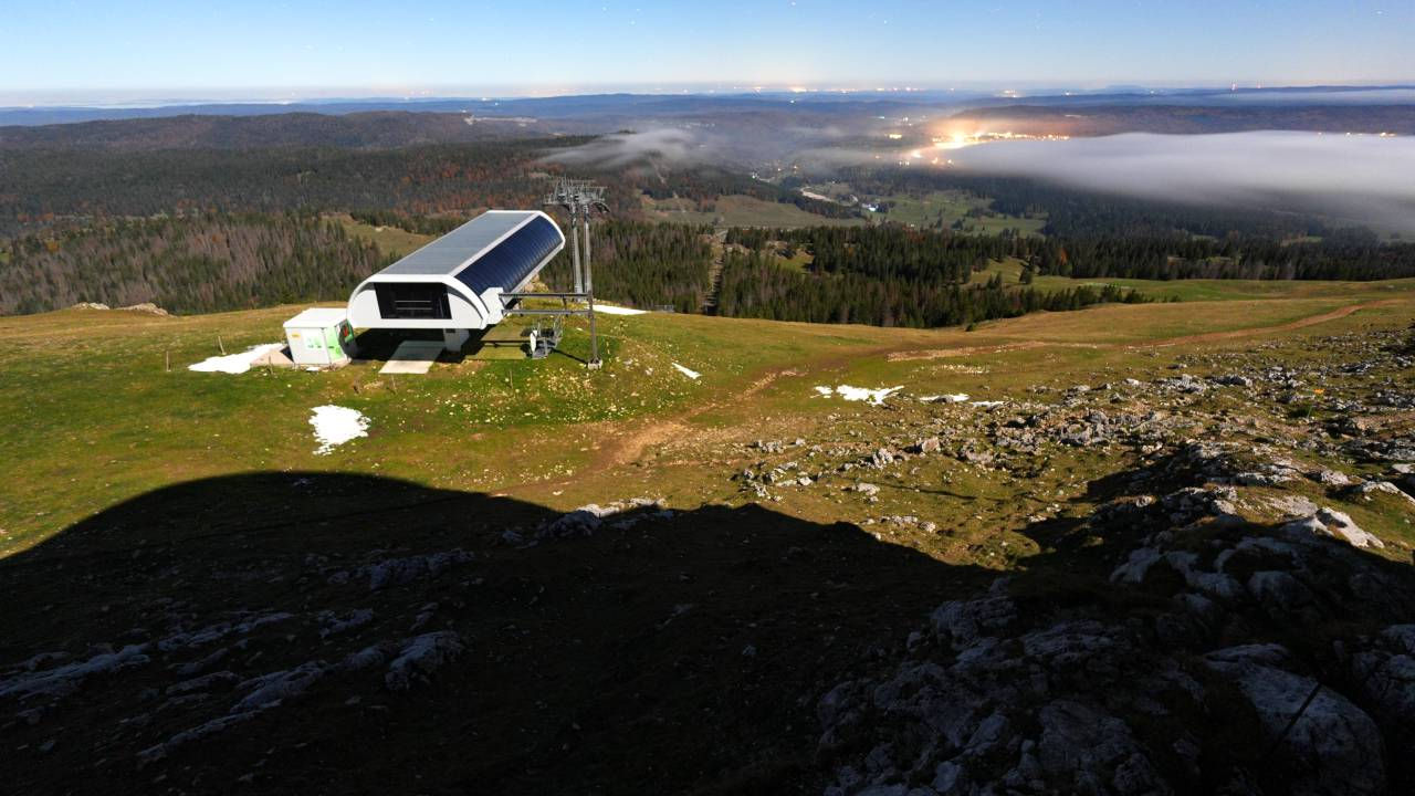 Jura sur Léman – La Dôle – Vue Station des Rousses - 1 678 m - I går