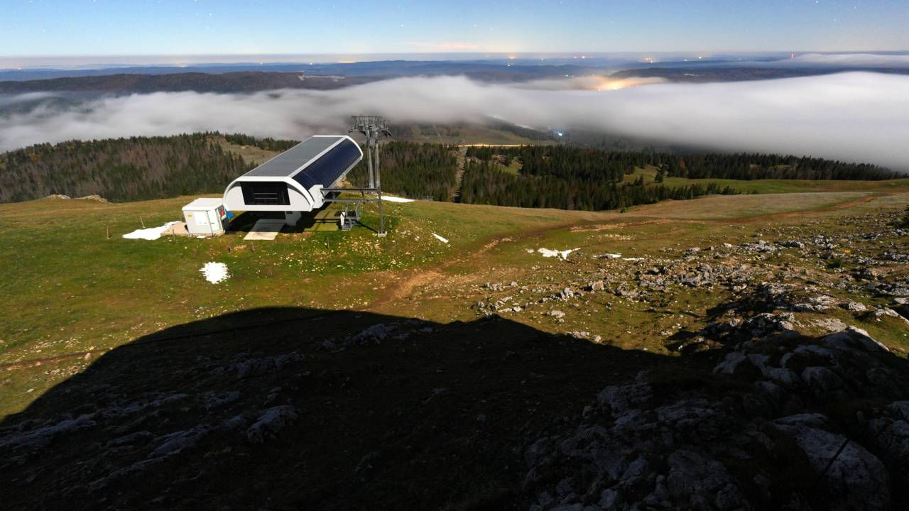 Jura sur Léman – La Dôle – Vue Station des Rousses - 1 678 m - Webcams