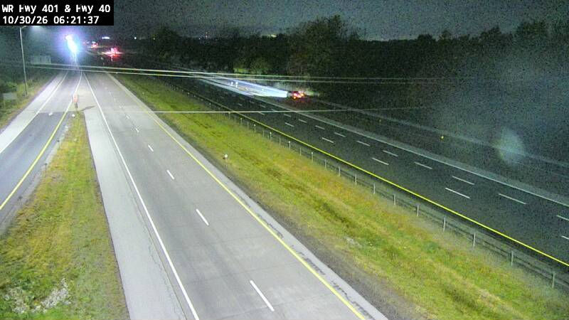 Highway 401 at Highway 40 - Yesterday