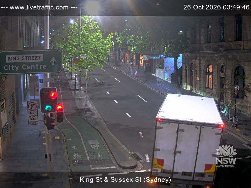 King St & Sussex St (Sydney) - Yesterday