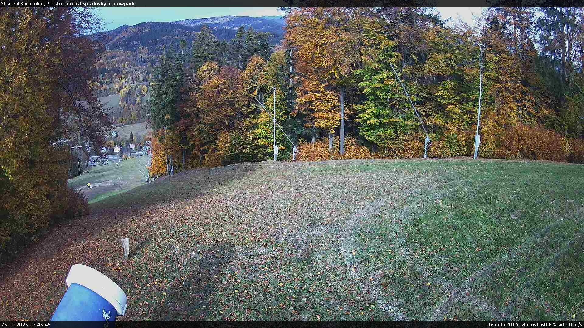 Skiareál Karolinka - včera