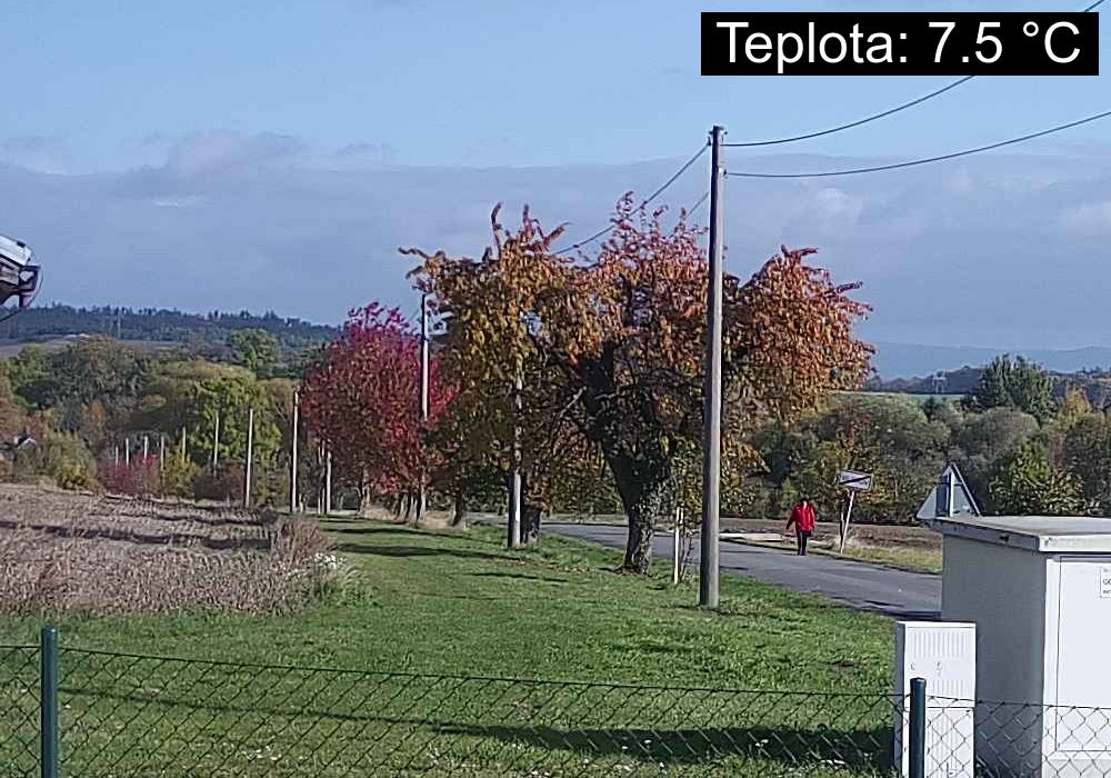 Vilémov u Litovle (příjezd od Litovle) - Webcams