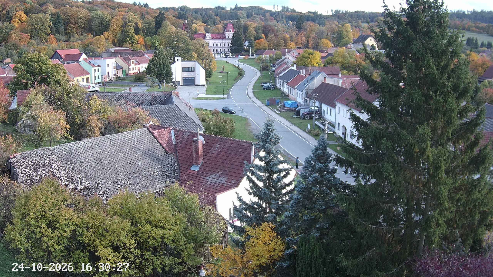 Šebetov náves - včera