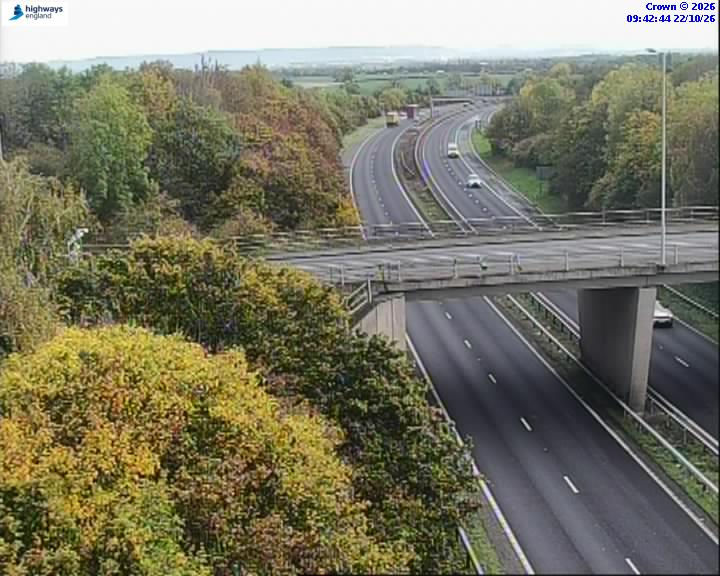 A1(M) Spur A168 J49 Dishforth Interchange - Вчера