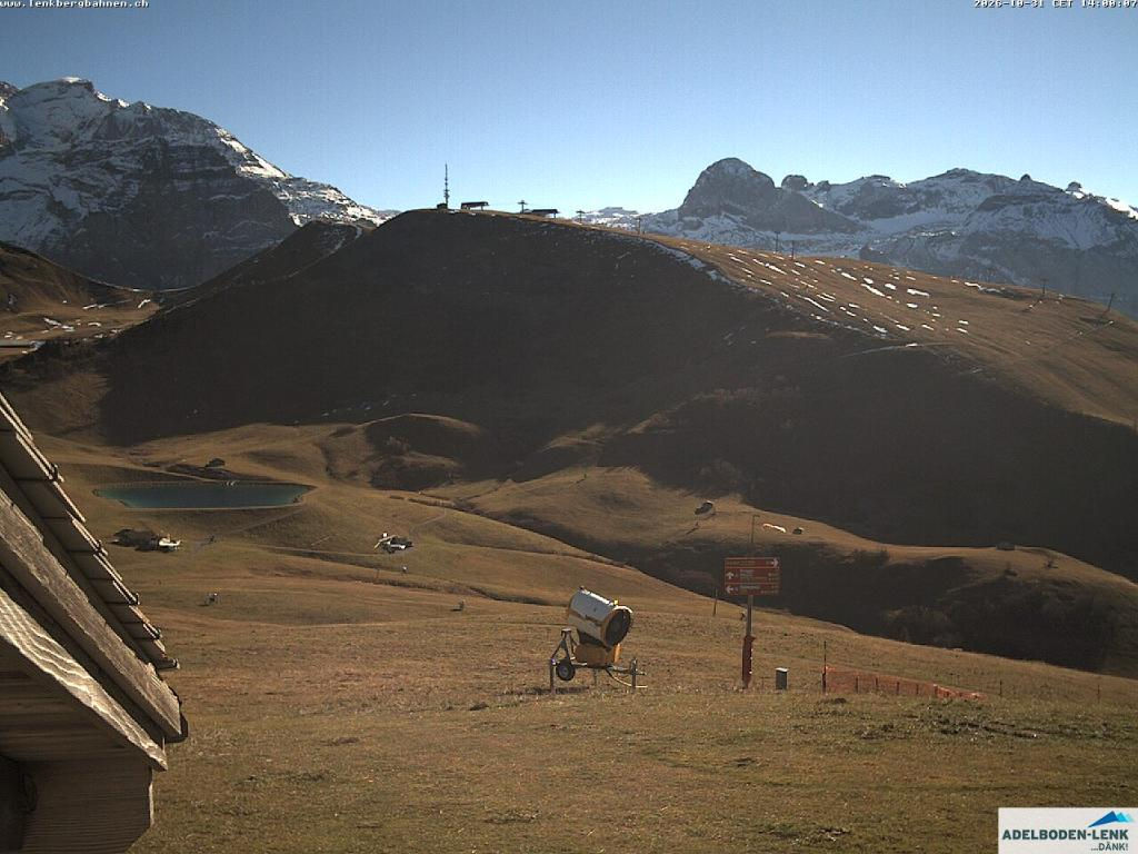 Lenk im Simmental - Hahnenmoospass - Web kameralar