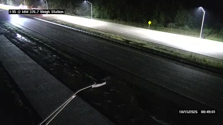 I-95 @ MM 376.7 Weigh Station - Yesterday