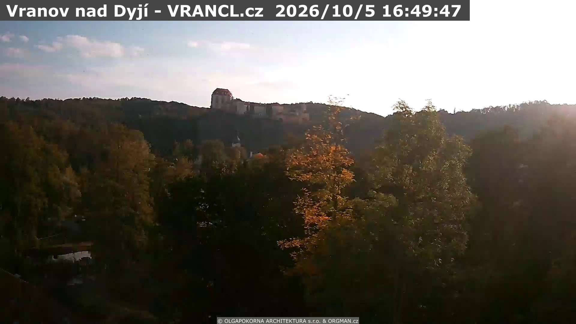 Vranov nad Dyjí - včera