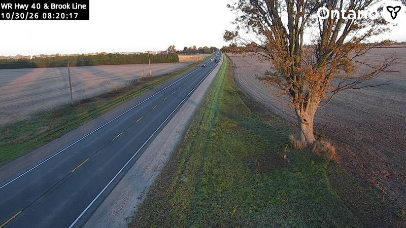 Highway 40 near Brook Line - Yesterday