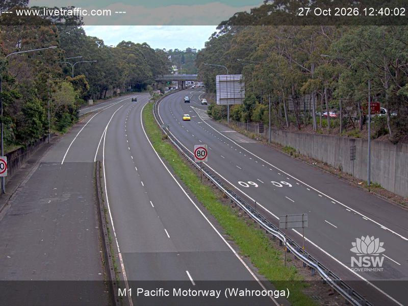 M1 Pacific Motorway (Wahroonga) - Webcams