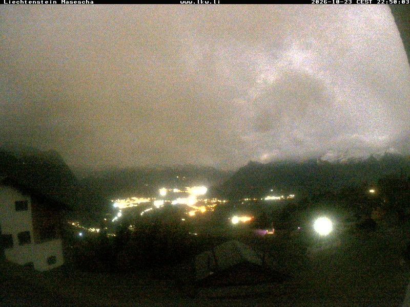 Triesenberg - Masescha Blick nach Balzers - Kamera web