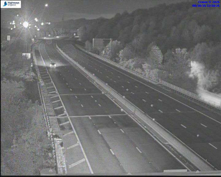 M1 J34 Meadowhall Interchange and Tinsley Interchange North - Вчера