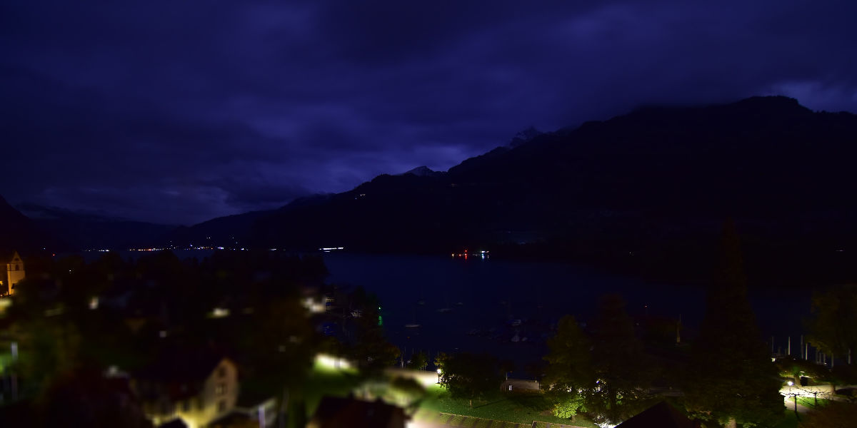 Weesen - : Walensee und Seepromenade - Kamera web