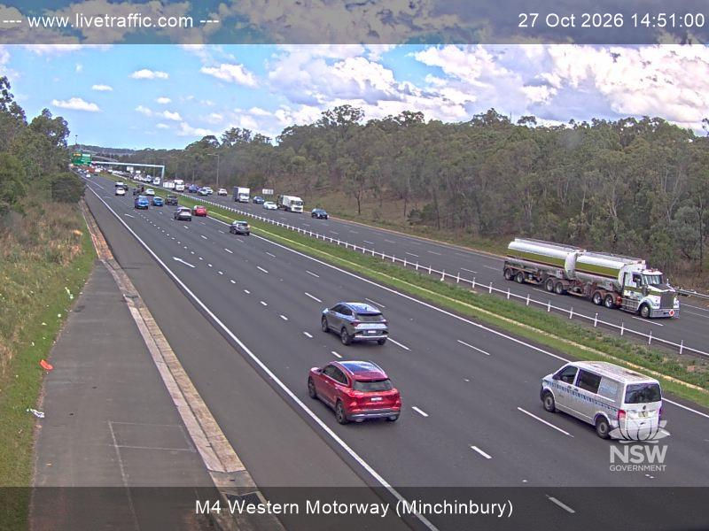 M4 Western Motorway (Minchinbury) - Webcams