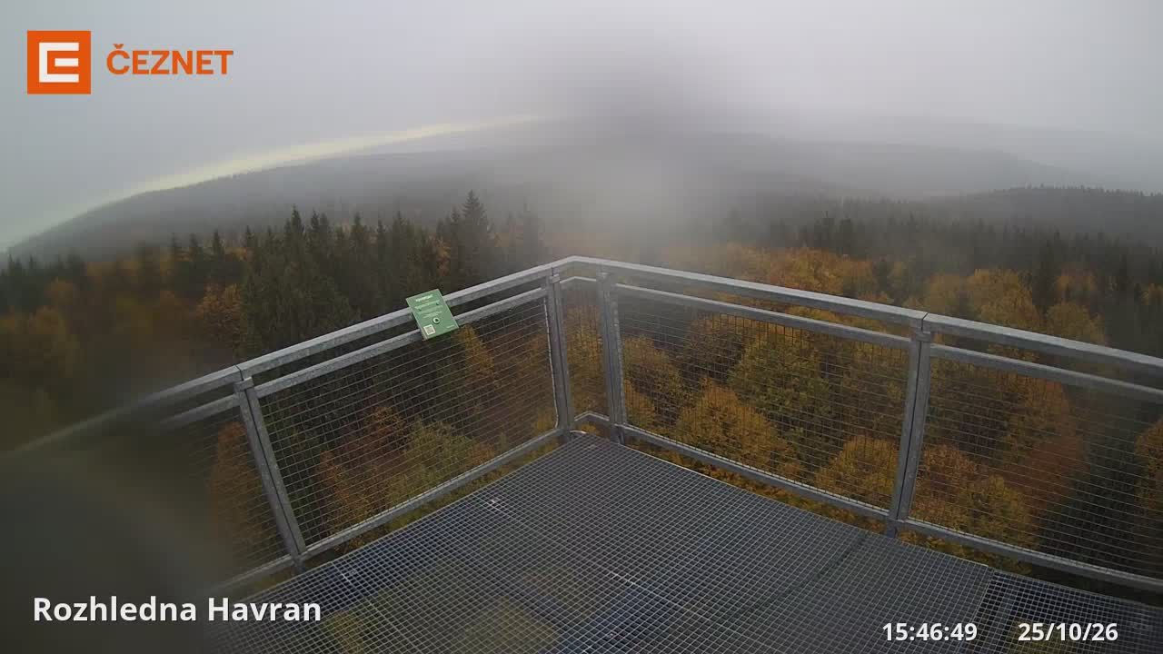 Lesná - rozhledna Havran