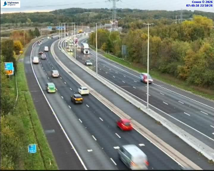 M1 J45 Newsam Green Interchange - Вчера