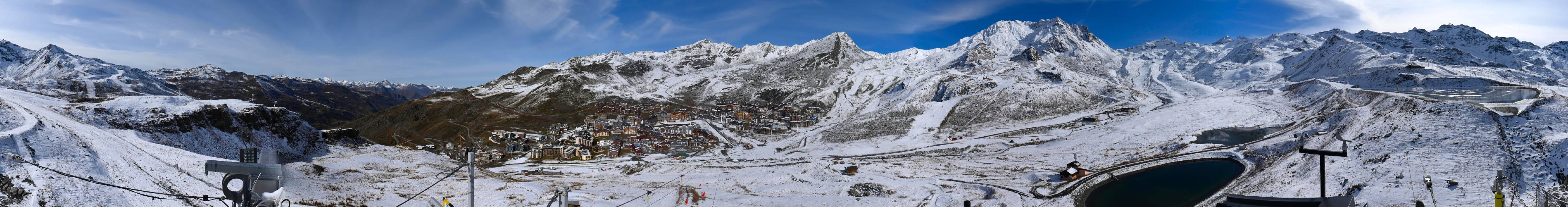 Val Thorens - Tyrolienne La Bee - 웹카메라