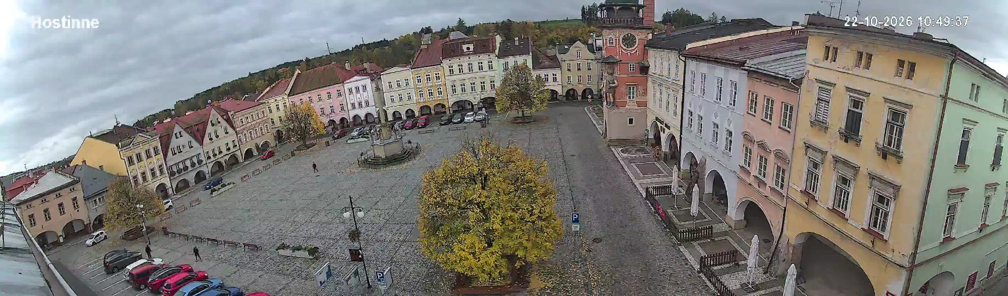 Hostinné - Náměstí - Včera
