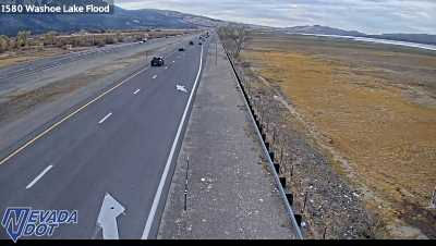 US395 @ Washoe Lake Flood Watch - Yesterday