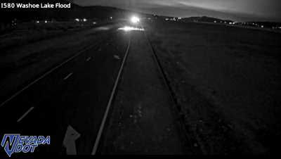US395 @ Washoe Lake Flood Watch - Yesterday